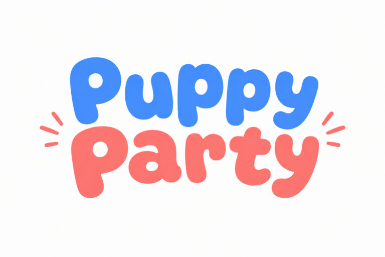 Puppy Party Wordmark Upload 768x512